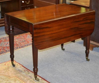 Lot 803 - Mahogany Pembroke table stamped 'Wilkinsons of Ludgate' and numbered 1756