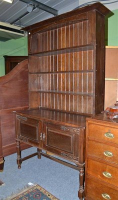 Lot 821 - Arts & Crafts oak dresser by Sopwith & Co