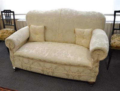 Lot 898 - A Victorian drop-end sofa, 137cm wide