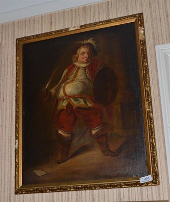 Lot 1064 - British School (18th/19th century), A portrait of Mr Quinn in the guise of Falstaff, oil on canvas