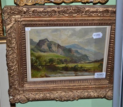 Lot 1080 - George Wright (ex.1881-1901) ";In the vale of St. John"; signed, inscribed and dated July 27th 1912