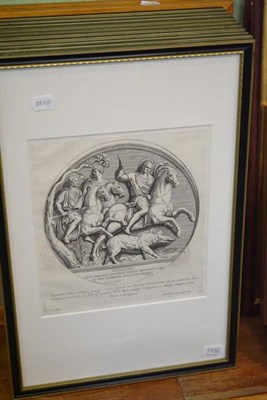 Lot 1102 - After Giovanni Battista Piranesi (1720-1778), two black and white reproductions of monumental...