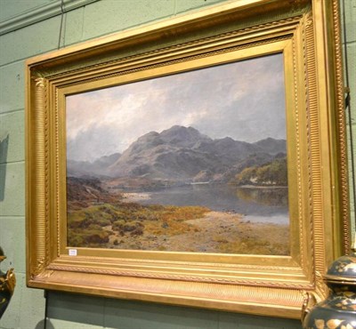 Lot 1109 - Duncan Cameron (fl.1871-1900) ";Loch Achray"; signed and dated (18)78, signed and inscribed...