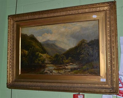 Lot 1110 - After George Turner (late 19th century), ";On the Caen, Nr Wales";, bears an inscription verso, oil