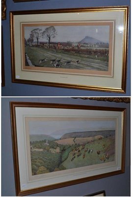 Lot 1130 - After Cecil Aldin (1870-1935) ";The Devon and Somerset Looking Towards Cloutsham";, ";The...