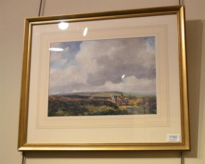 Lot 1180 - George Hamilton Constantine (1878-1969), ";Near Fox House, Sheffield";, watercolour and...