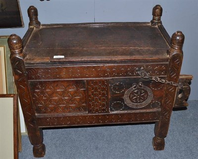 Lot 1202 - Middle Eastern Moorish Zanzibar chest