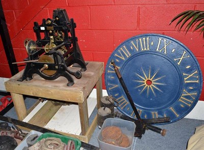 Lot 1216 - A 19th century turret timepiece, signed Lawson, Hindley, circa 1840, the chair frame movement...