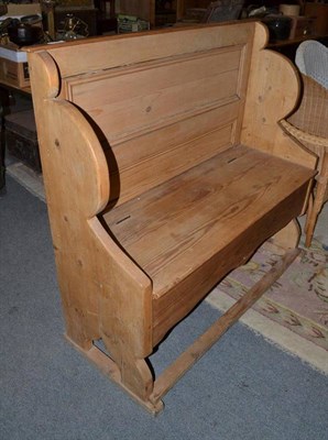 Lot 1300 - A stripped pine pew