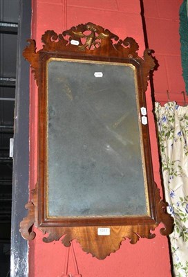 Lot 1317 - Fret cut wall mirror (a.f.)