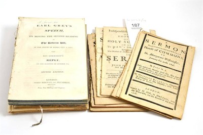 Lot 187 - Sermons - a small collection of 17th and 18th century Sermons and Speeches (20 items)