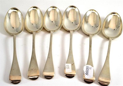 Lot 386 - # Six George IV Old English pattern tablespoons by William Eaton, London 1829