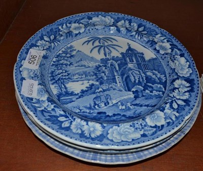 Lot 506 - A Staffordshire pottery plate printed with FOIGABALLAGH, Winner of the St Ledger 1844, 17cm...