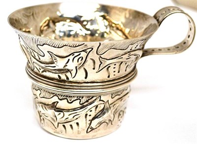 Lot 570 - An Edwardian silver cup, George Nathan & Ridley Hayes, Chester 1907