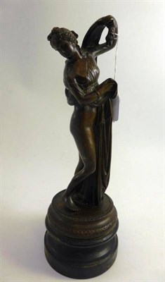 Lot 660 - A bronze figure of the classical maiden, After the Antique, Chiurazzi foundry mark, 27cm high