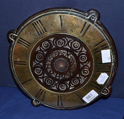 Lot 681 - # Coach style clock, signal dial, at home, the brass chapter ring signed Thomas Harris, lacking...