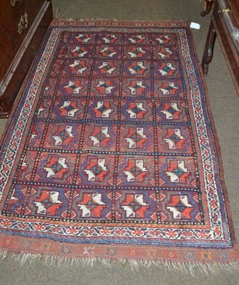 Lot 921 - Kouchan Kordi rug, Khorasan, North East Persia, the compartmentalised field containing...