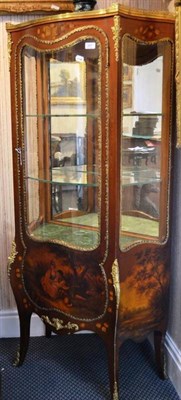 Lot 967 - French Vernis Martin style vitrine, 145cm high