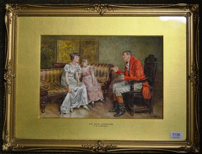 Lot 1136 - George Goodwin Kilburne RI, RBA (1839-1924) ";The Days Adventures";, signed, watercolour, 24.5cm by