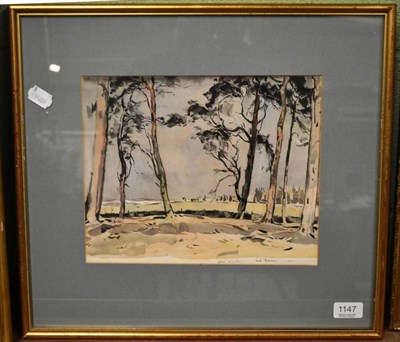 Lot 1147 - Frederick (Fred) Lawson (1888-1968) ";After Winter";, signed, inscribed and dated 1941, mixed...