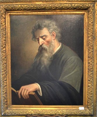 Lot 1195 - Manner of Guido Reni (19th century) Head and shoulders portrait of a bearded man, bears...