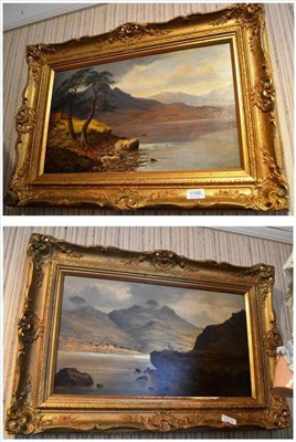 Lot 1198 - H.W. Whenley (19th/20th century) ";Loch Morlich, Inverness Shire";; ";Loch Achray";, signed and...