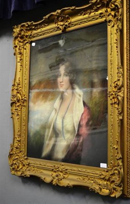 Lot 1216 - Manner of Gainsborough (19th/20th century) A head and shoulders portrait of a young lady...