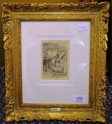 Lot 1280 - After Pierre Auguste Renoir (1841-1919) French, Le chapeau épinglé, etching, 111mm by 76mm,...