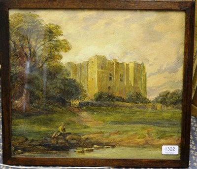 Lot 1322 - Attributed to David Cox Junior (1809-1885) Brougham Castle, watercolour, 34.5cm by 39.5cm...