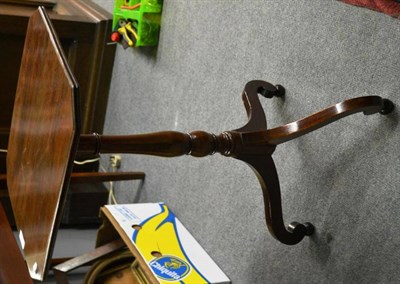 Lot 1460 - A 19th century mahogany tripod table