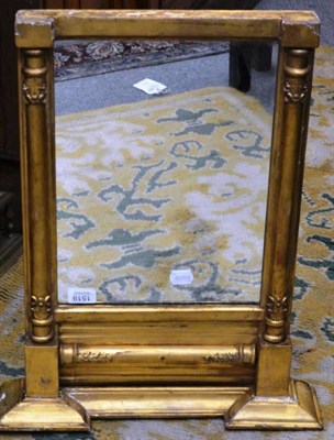 Lot 1519 - A 19th century gilt gesso pier glass