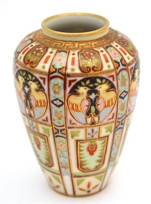 Lot 102 - Art Deco Nippon vase made for Liberty & Co, 17cm high