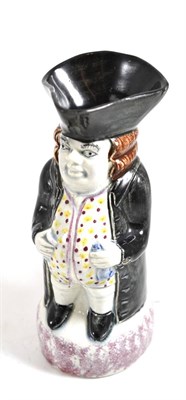 Lot 38 - Yorkshire pearlware Toby jug, 20cm high