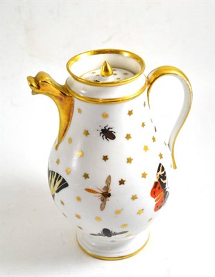 Lot 42 - Paris porcelain coffee pot, 25cm high