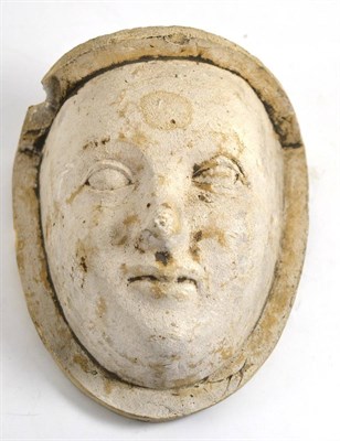 Lot 47 - An 18th century plaster wall sconce as an effigy of a servant, circa 1780, height 22cm...