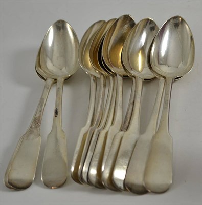 Lot 145 - Twelve Scottish silver tablespoons