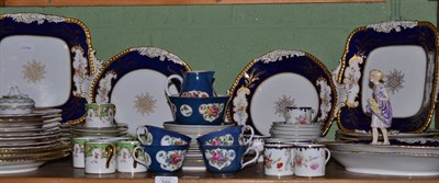 Lot 249 - Three Coalport part dinner services, part tea and coffee sets and a Royal Worcester figurine...