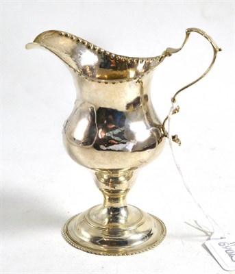 Lot 331 - Hester Bateman silver cream jug