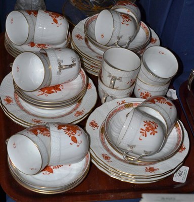 Lot 363 - # Fourteen Herend china trios