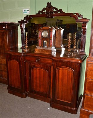 Lot 659 - Victorian mahogany inverted breakfront sideboard