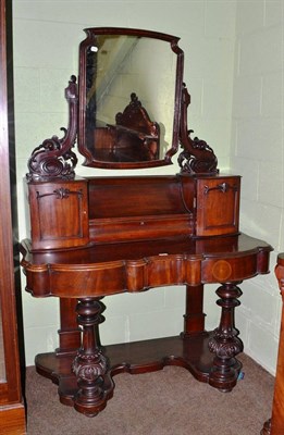 Lot 664 - Victorian mahogany dressing table