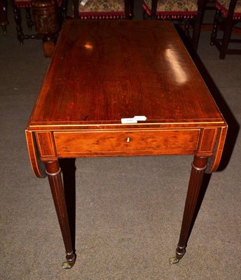 Lot 709 - A 19th century mahogany Pembroke table in the style of Gillows