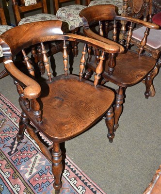 Lot 715 - Two smokers bow chairs