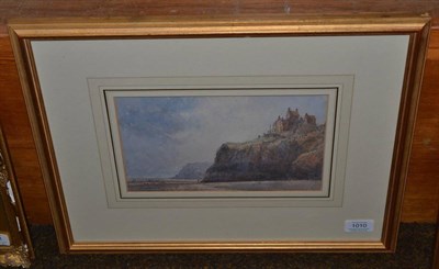 Lot 1010 - Attributed to George Weatherill (1810-1890) ";Old Robin Hood's Bay from the Seashore";, bears...