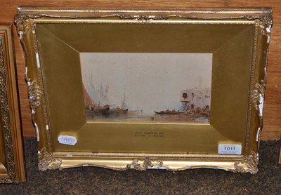 Lot 1011 - Circle of David Roberts (1786-1864) A view of Venice, bears signature and dated 1849,...