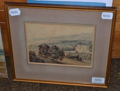 Lot 1015 - Attributed to Paul Sandby RA (1725-1809) Bolton Hall, North Riding, Yorkshire,...