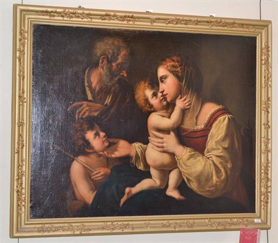 Lot 1056 - Italian School (19th century) The Virgin and Christ child, oil on canvas, 103cm by 130cm