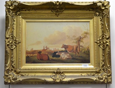 Lot 1064 - Follower of Thomas Sidney Cooper (19th century) Cattle at rest in a landscape, oil on panel,...