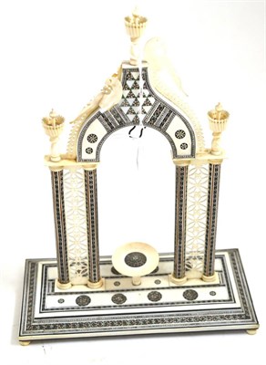 Lot 266 - Vizagapatam watch stand, late 19th century, 27cm high