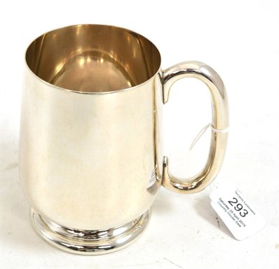 Lot 293 - A silver tankard by Barker Brothers, Birmingham 1932, 12cm high